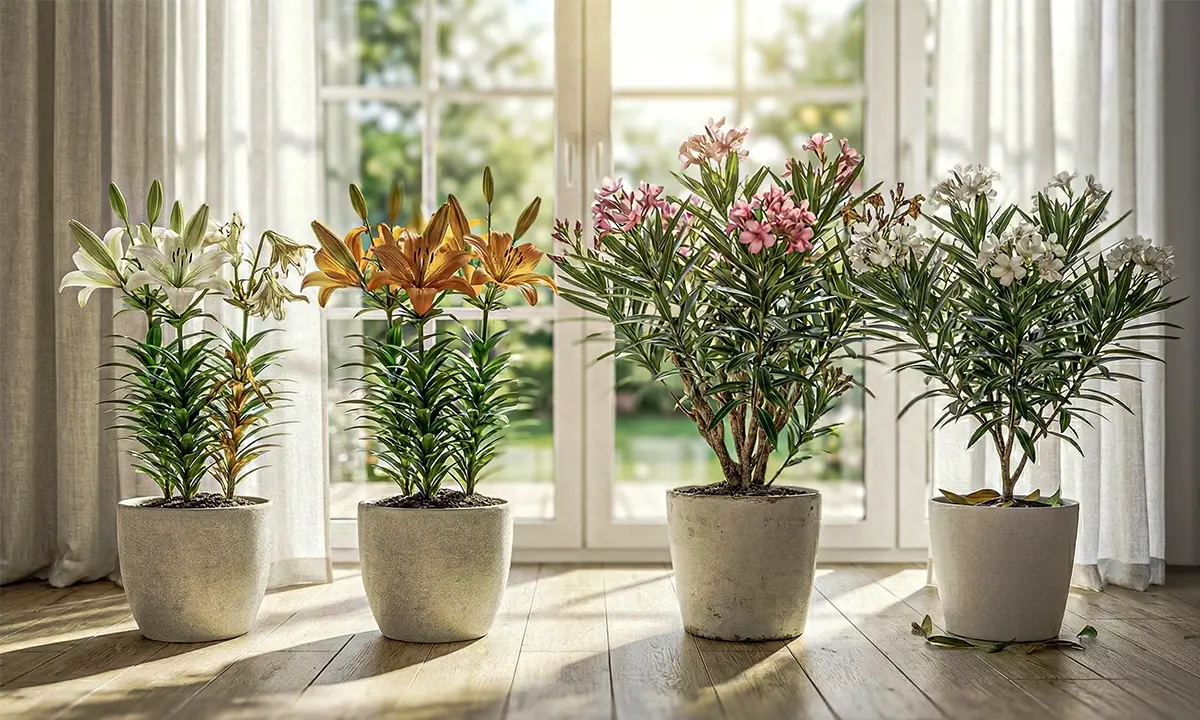 Plante periculoase pentru pisici